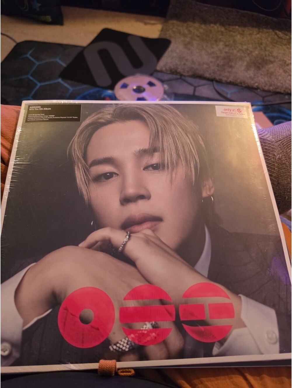 BTS The 5th Album ARIRANG (Jimin Burgundy Viny)l LP Target Exclusive, Sealed